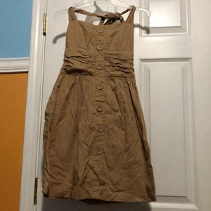 Tan Halter Dress